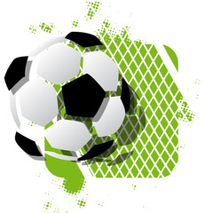 Stock Illustration Abstract Soccer Ball