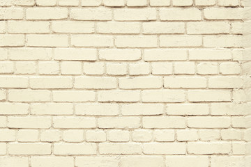 Old white brick wall background texture