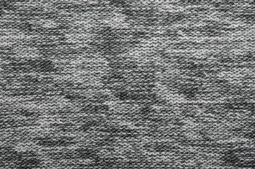Heather grey knitted fabric textured background