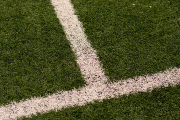 Corner of soccer field