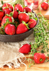 Fresh ripe strawberry 