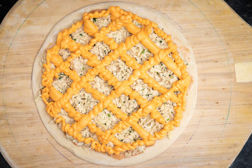 Delicious ready-to-eat pizzas