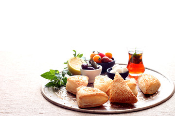 Burekas filled with cheese - Pastry filled with cheese.