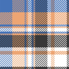 Plaid or tartan vector is background or texture in many color