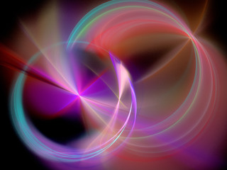 abstract multicolored fractal pattern