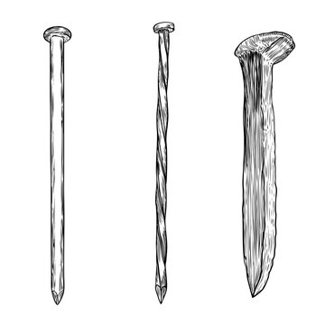 Large iron witches nail | Morbitorium