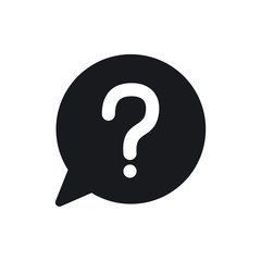 Question Mark icon, Help Sign Symbol Vector Logo Template