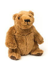 toy bear on white background