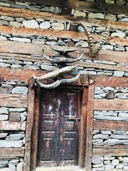 door of an old house