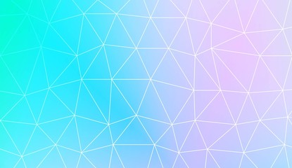 Polygonal pattern with triangles mosaic cover. For your idea, presentation, smart design Vector illustration. Creative gradient color.