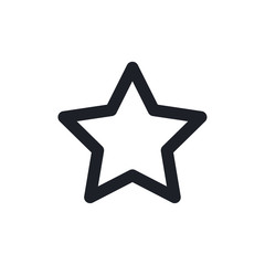 Obraz premium Star icon. Flat icon star symbol Vector Logo Template