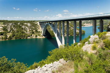 Sibenik Bridge in Croatia, Europe