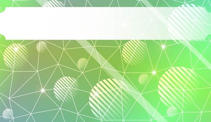 Abstract mosaic backdrop with triangles, line, circle, space for text. Bright background for poster, banner, flyer. Vector illustration. Blurred Background, Smooth Gradient Texture Color.