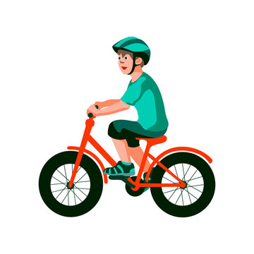 Boy on a bike