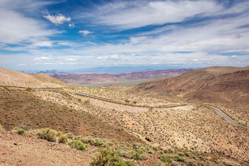 Dante's View Road in Death Valley National Park. California, USA
