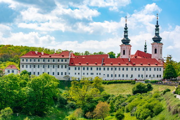 Fototapeta na wymiar Strahov Monastery in Prague, Czech Republic