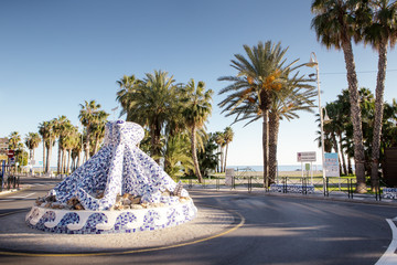 roundabout in Almunecar spain