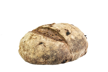 Obraz premium Ukrainian traditional bread cooked in the oven on wood, without preservatives, fillers and dyes.
