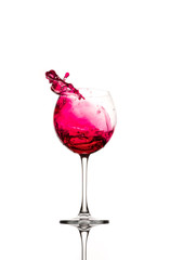 glass of red wine