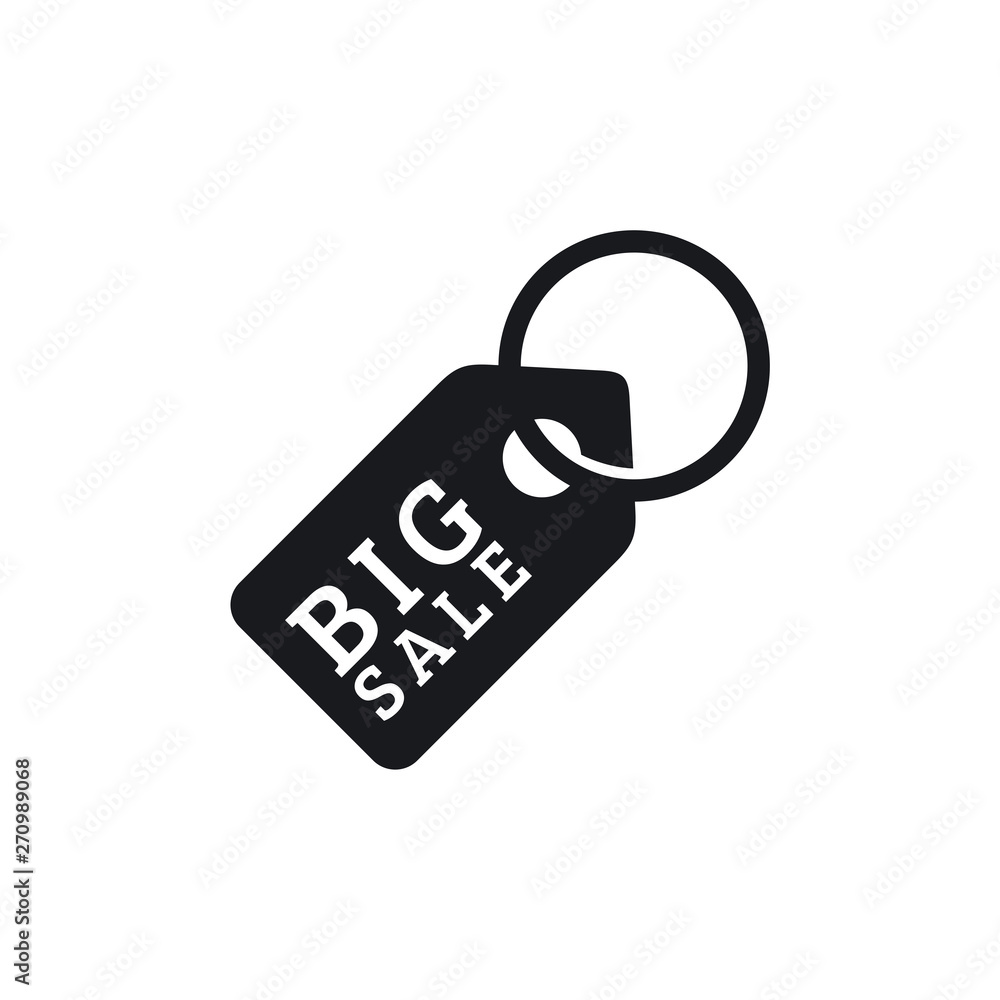Aufkleber label icon. price tag icon line symbol vector on white background