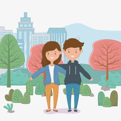 Girl and Boy Friendship design