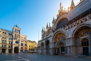 Fototapeta na wymiar Church on San Marco square