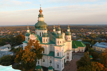 Fototapeta na wymiar cathedral churchin in Chernihiv
