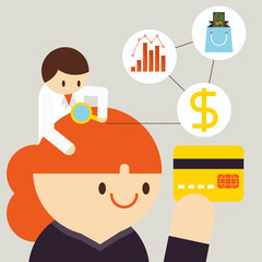 Customer Client Research Analysis Credit Card Behaviour Psychological Profile Woman Girl