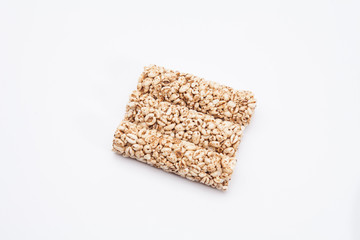 Wheat in sugar syrup on the white background
