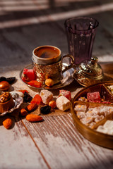 Traditional Turkish delight on Bayram