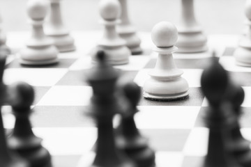 chess pieces chess board