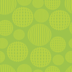 Abstract seamless pattern with textured circles. Vector illustration.