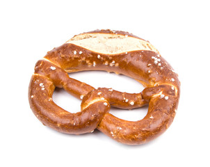 Pretzel isolated on white background