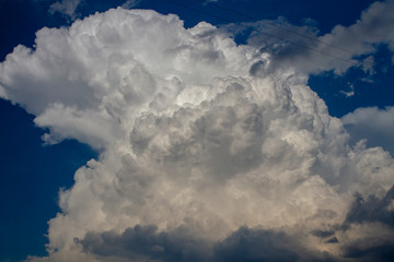 blue sky with clouds