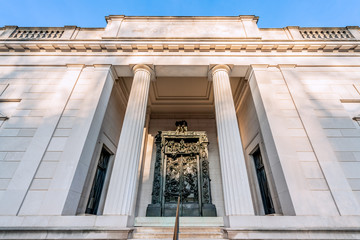 Philadelphia, Pennsylvania, USA - December, 2018 - The Gates of Hell at Rodin Museum in Philadelphia.