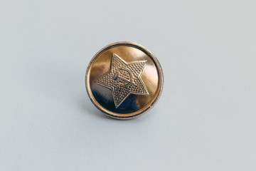soviet military button-isolated