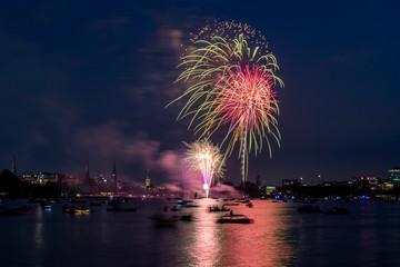 Japanese cherry blossom celebration in Hamburg, Germany Firework