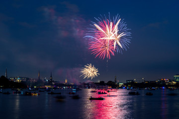 Japanese cherry blossom celebration in Hamburg, Germany Firework