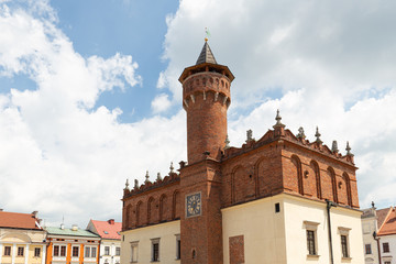 Fototapeta na wymiar Tarnow. Historic architecture of the city hall