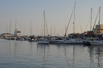 Fototapeta na wymiar The beautiful Old Port Limassol in Cyprus