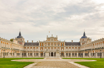 Fototapeta na wymiar Architecture, Royal Palace of Aranjuez, Madrid, Spain