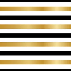 Acrylic prints Horizontal stripes Horizontal Stripes Seamless Pattern - Simple bold horizontal stripes repeating pattern design