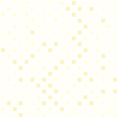 Yellow square pattern. Seamless vector background