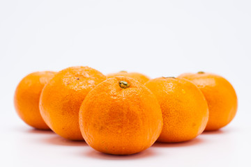 File of orange Mandarin tangerine