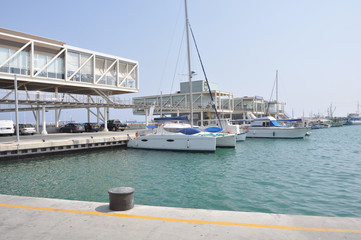 Fototapeta premium The beautiful Old Port Limassol in Cyprus