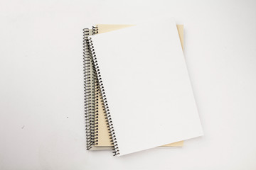 Spiral binder Note pad with white