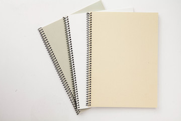 Spiral binder Note pad with white