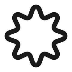 star - minimal line web icon. simple vector illustration. concept for infographic, website or app.