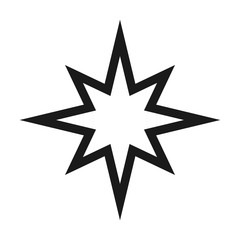 star - minimal line web icon. simple vector illustration. concept for infographic, website or app.