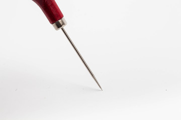 Red Awl isolated on white background